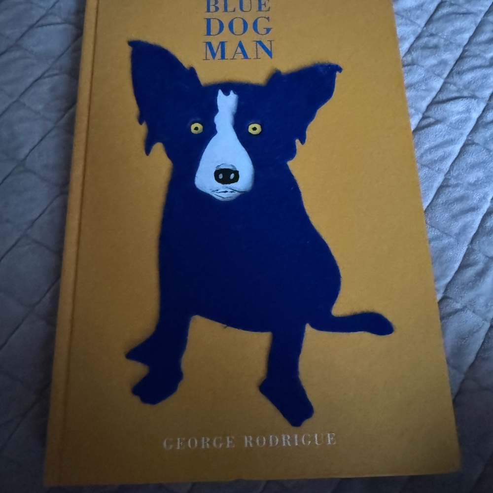 Blue Dog Man Book by George Rodrigue